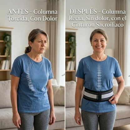 Cinturón  Sacroilíaco - Alivio De Dolor Lumbar