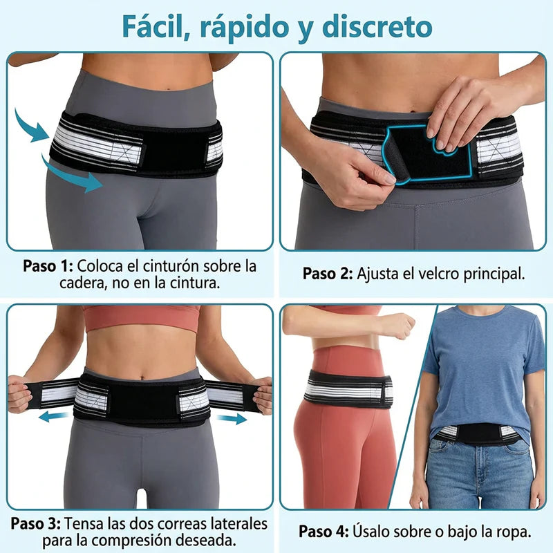 Cinturón  Sacroilíaco - Alivio De Dolor Lumbar